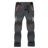 Softshell Pants, Water Repellant Outdoor Apparel - Gray - S