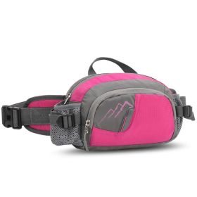 Outdoor Sports Waist Pack for Women and Men - Rose Red - Sports Bag