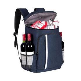 Lightweight Beach Cooler Backpack for Picnics Camping Hiking - Blue - Picnic Backpack