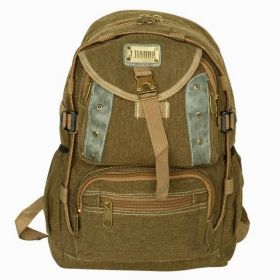 Blancho Backpack [Yesterday Once More] Camping Backpack/ Outdoor Daypack/ School Backpack - BP-SL005-KHAKI