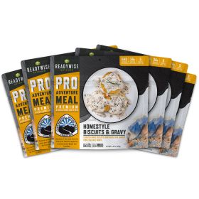 6 CT ReadyWise Pro Adventure Meal Homestyle Biscuits & Gravy with Sausage - 79.99