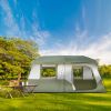 8 Person Camping Tent Setup in 60 Seconds with Rainfly & Windproof Tent with Carry Bag for Family Camping & Hiking - as picture