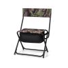 Foldable Patio Chair with Storage Pocket Backrest for Camping Hiking - Camouflage