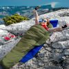 Mummy Sleeping Bag Camping Sleeping Bags for Adults Outdoor Soft Thick Water-Resistant Moisture-proof - Olive Green