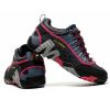 Outdoor Lover Trekking Shoes Men Waterproof Hiking Shoes Mountain Boots Genuine Leather Woodland Hunting Tactical Shoes - Women-Dark blue-Rose - 42