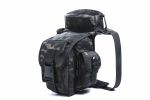 ANTARCTICA Waterproof Military Tactical Drop Leg Pouch Bag Type B Cross Over Leg Rig Outdoor Bike Cycling Hiking Thigh Bag - CP BK