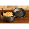 5qt Cast Iron Dutch Oven - black.