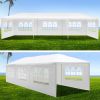 10'x10'20'30' Party Canopy Tent Outdoor Gazebo Heavy Duty Pavilion Event w/ Removable Walls - 10'x30' with 8 Walls