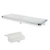 75"D x 25"W x 3"H Memory Foam Camping Mattress. with Storage Bag and Pillow - grey