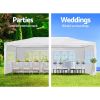 10'x10'20'30' Party Canopy Tent Outdoor Gazebo Heavy Duty Pavilion Event w/ Removable Walls - 10'x30' with 5 Walls