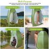 1Person Outdoor Pop Up Toilet Tent Portable Changing Clothes Room Shower Tent - Green