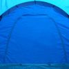 Camping Tent Fabric 9 Persons Dark Blue and Blue - Blue