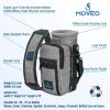 Water Bottle Holder Carrier Bottle Cooler with Adjustable Shoulder Strap and Front Pockets Suitable for 16 oz to 25oz Bottles - Moveo