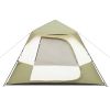 6 Person Camping Tent Setup in 60 Seconds with Rainfly & Windproof Tent with Carry Bag for Family Camping & Hiking - As shown