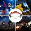 2Packs Rechargeable Headlamp 3 Light Modes White Red Light Headlight Band Flashlight Hand-free Head Torch for Fishing Camping Hiking Running - Headlam