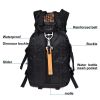 Waterproof lightweight hiking backpack - Black