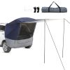 140*180*167cm Silver Tape Hardcore SUV Rear Tent Camping Tent Navy Blue Dark Gray - as picture