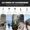 Adjustable Walking Hiking Sticks for Outdoor Trekking - As pic show - Outdoor Supplies