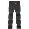 Softshell Pants, Water Repellant Outdoor Apparel - Black - XL