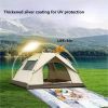 Fully Automatic Quick Opening Tent, Waterproof Sunscreen Mosquito-proof Portable Tent For Outdoor Camping Ban on Amazon sales - beige