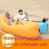 Camping Inflatable Sofa; Lazy Bag 3 Season Ultralight Down Sleeping Bag; Air Bed; Inflatable Sofa Lounger - Purple