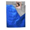 2 Person Waterproof Sleeping Bag with 2 Pillows - Blue