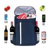 Lightweight Beach Cooler Backpack for Picnics Camping Hiking - Blue - Picnic Backpack