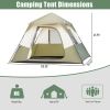 6 Person Camping Tent Setup in 60 Seconds with Rainfly & Windproof Tent with Carry Bag for Family Camping & Hiking - as picture