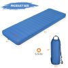 Self Inflating Folding Camping Sleeping Mattress with Carrying Bag - Blue