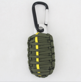 EDC.1991 Outdoor Survival Kit Fishing Kit (Option: Military Green Yellow Core)